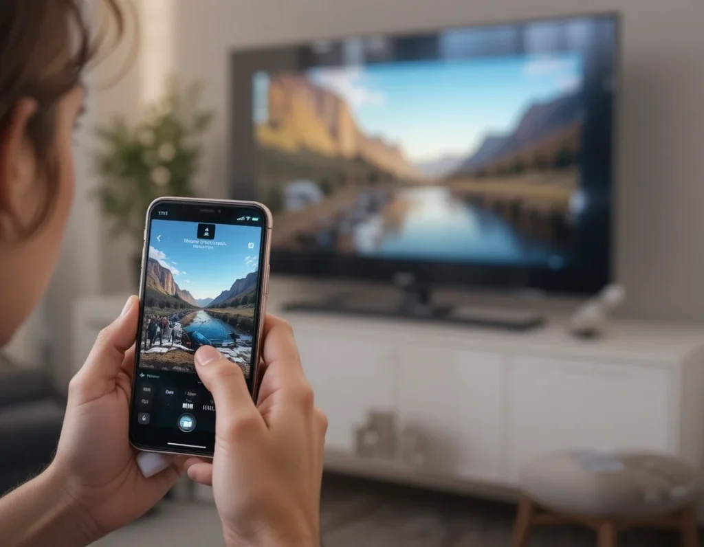 Cast screen to tv or projector