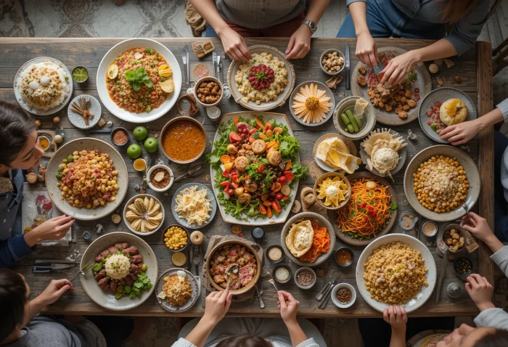 Food on the table