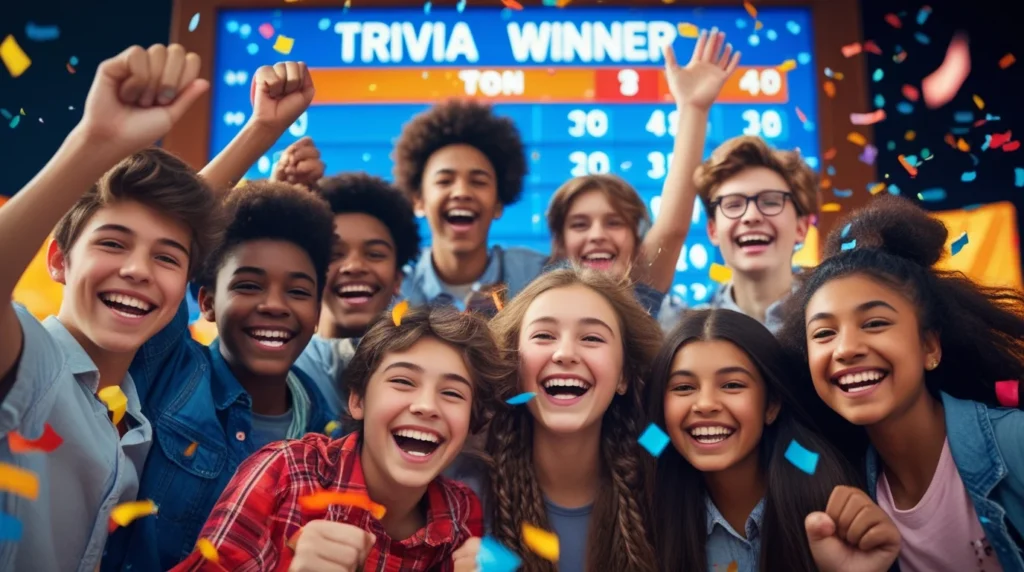 Trivia - Celebrating Winner