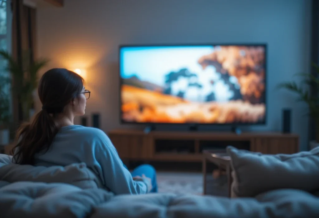 Watching TV